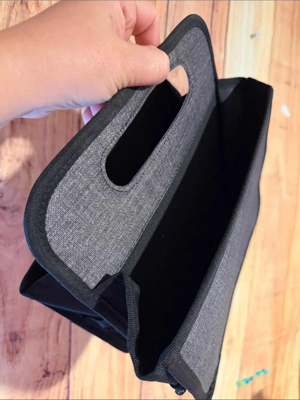 Thirty-one Double Duty Caddy Like New Charcoal Crosshatch